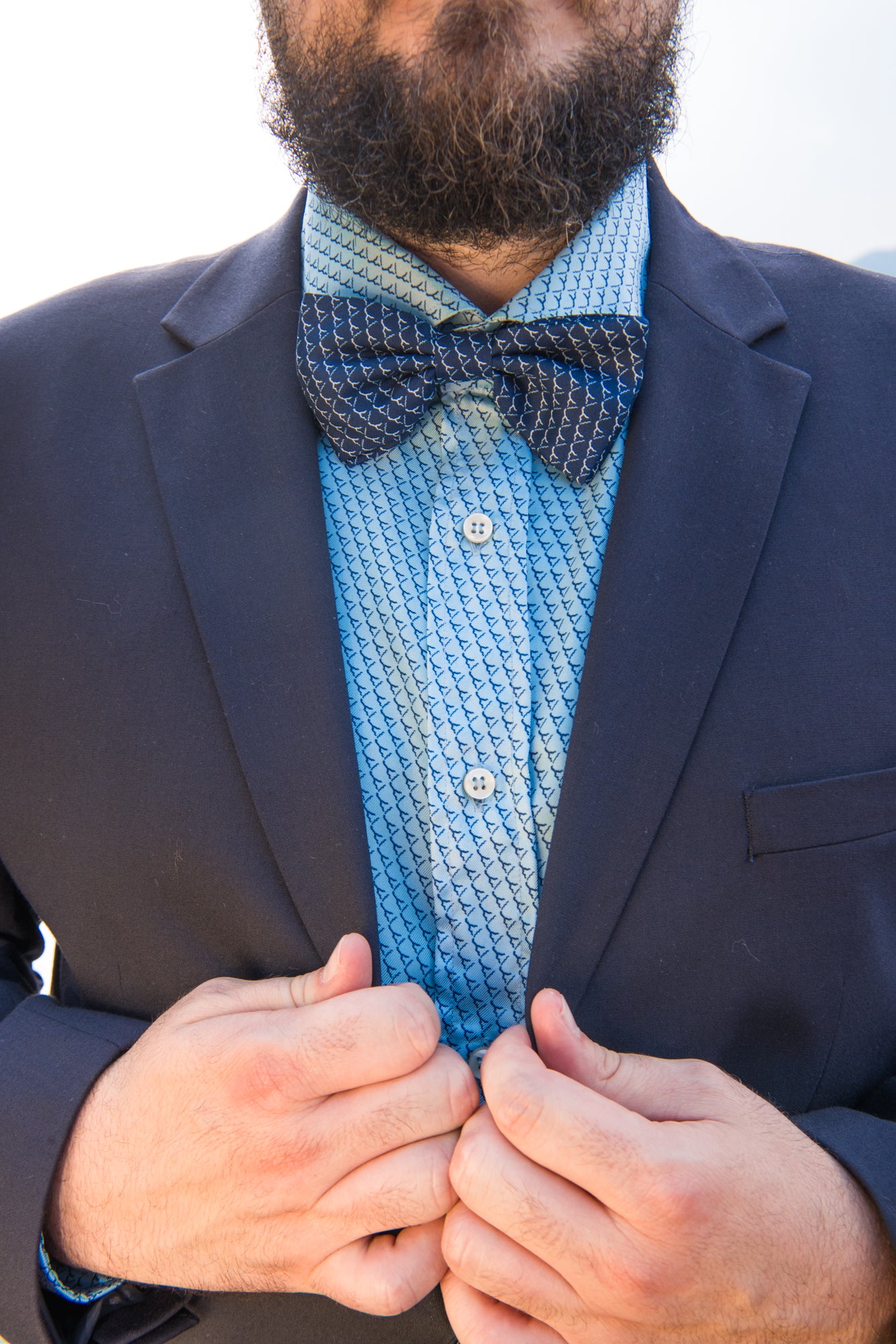 Silk Bow Tie | Blue