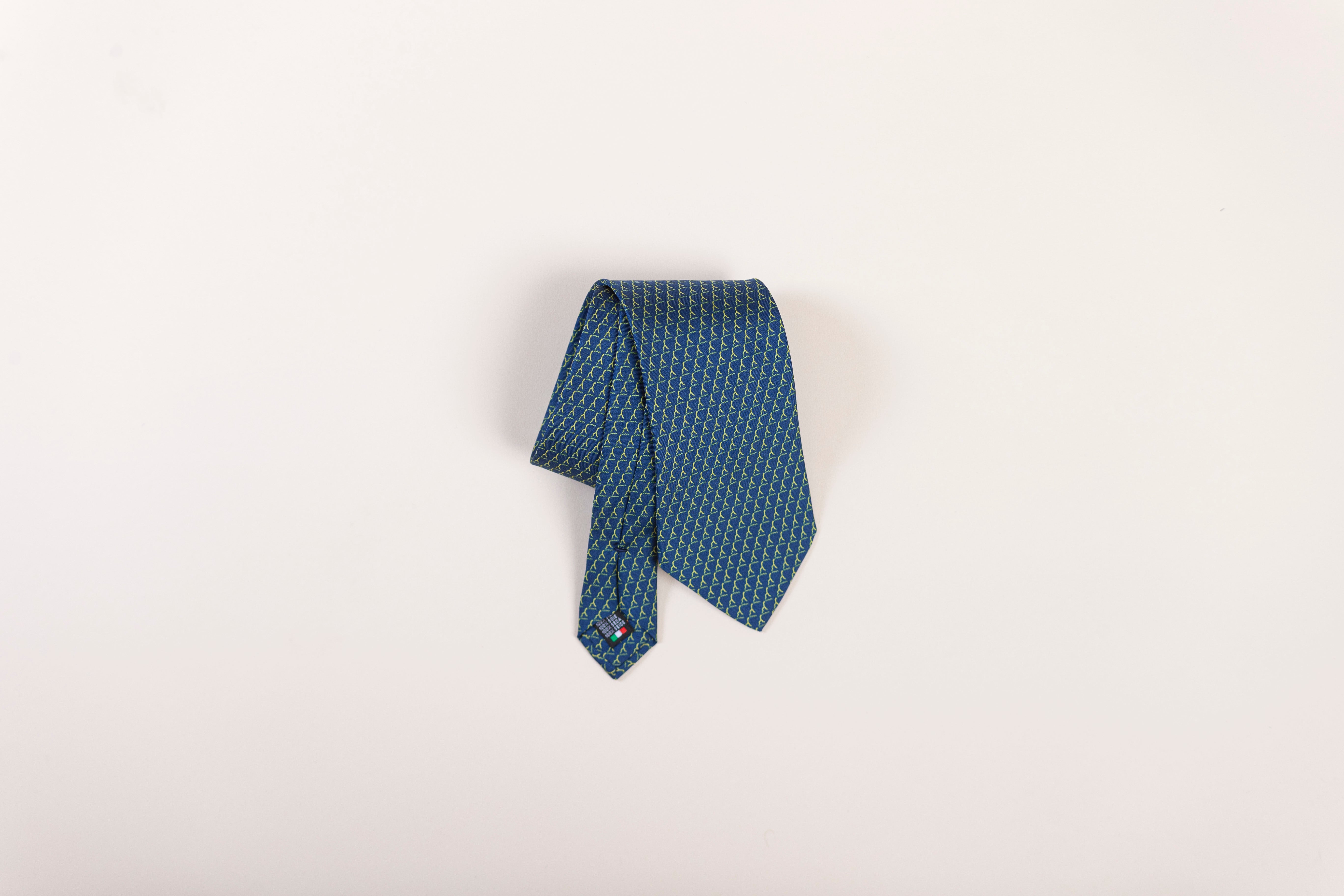 Cravatta Pura Seta | Logo Giallo 
