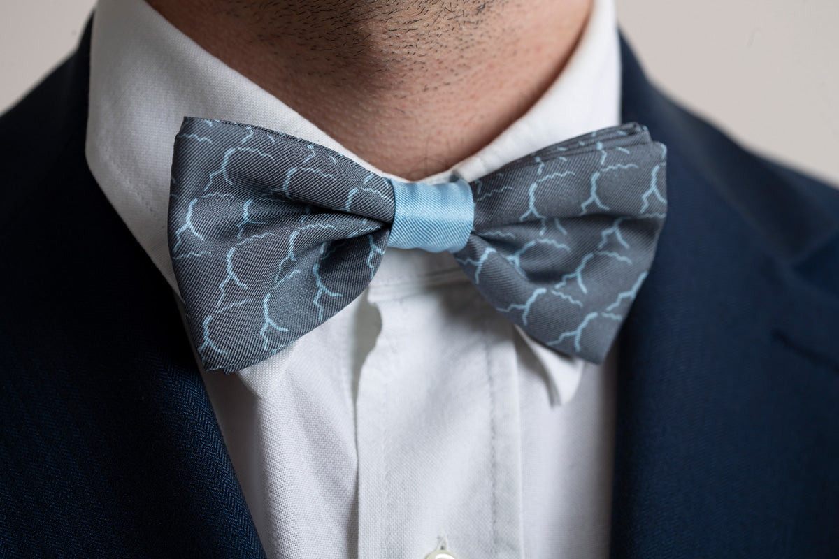 Silk Bow Tie | Grey