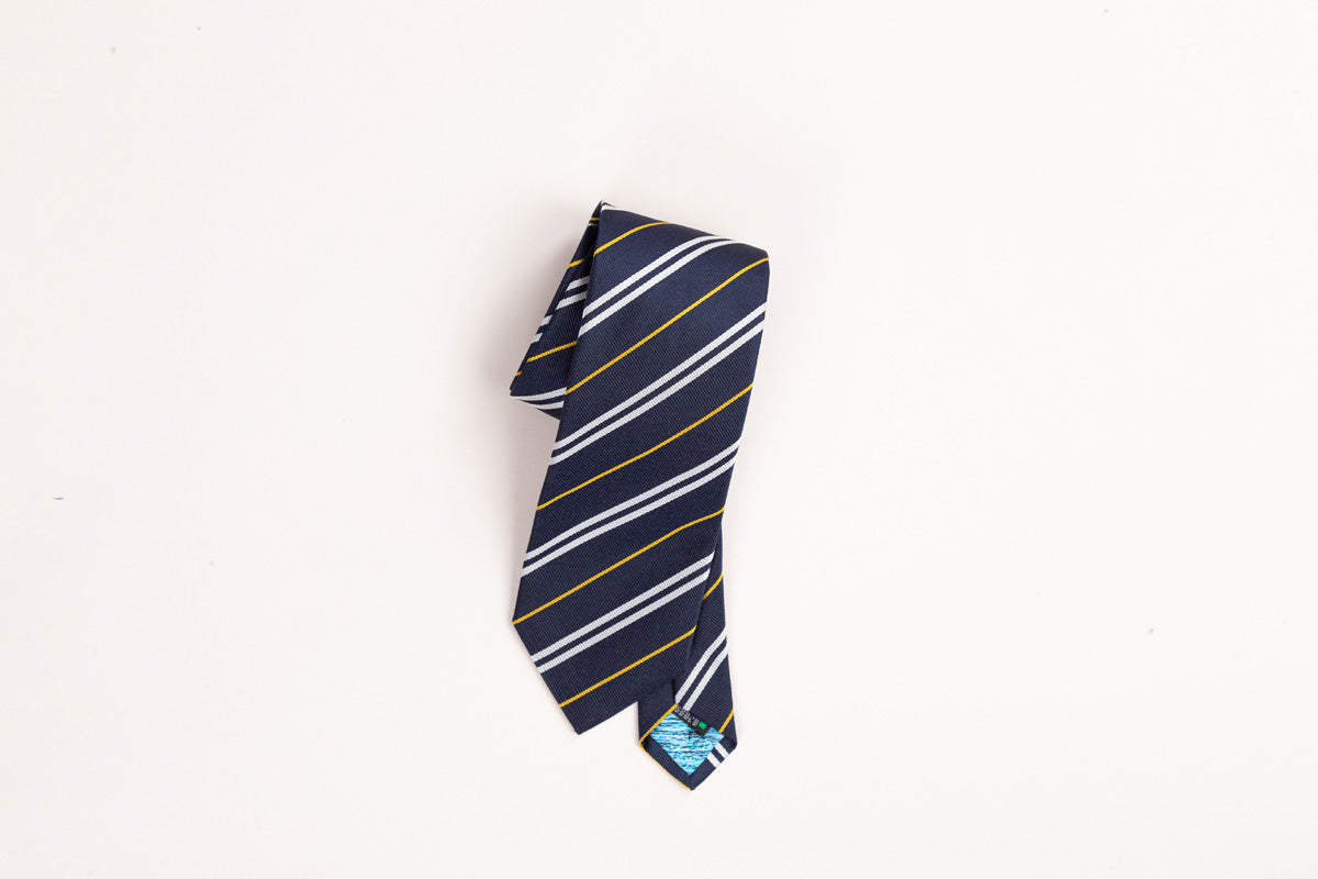 Custom made silk Italian tie Aquadulza