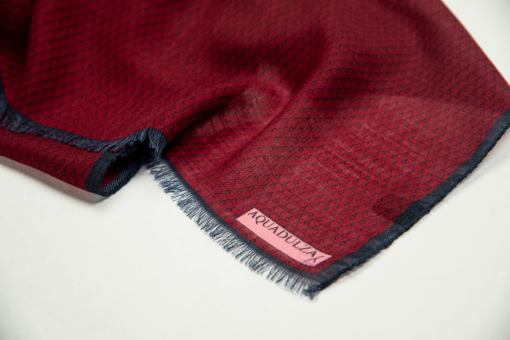 Wool Scarf | Logo Red